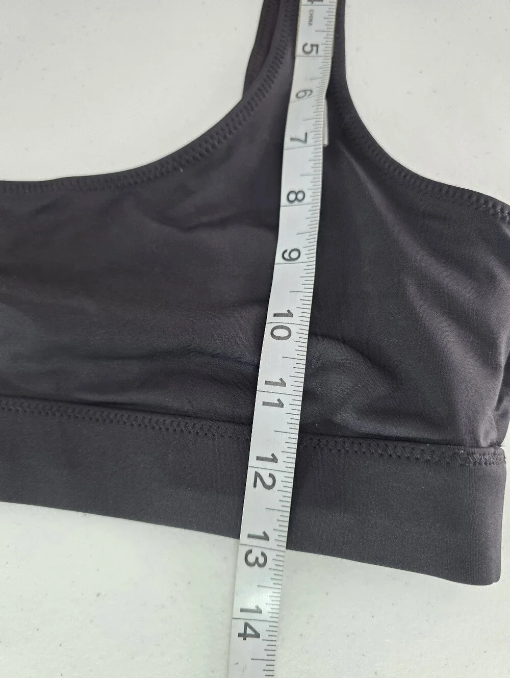SKIMS Recycled Swim Scoop Neck Bikini Top Black XL NWT